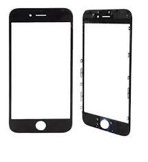 GLASS + OCA IPHONE 7 C/M NEGRO
