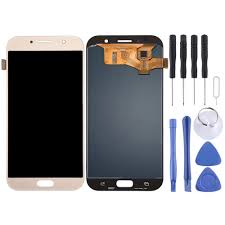 PANTALLA SAMSUNG A7 2017 DORADA OLED